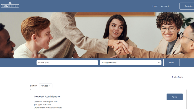 EduJobHub job portal preview